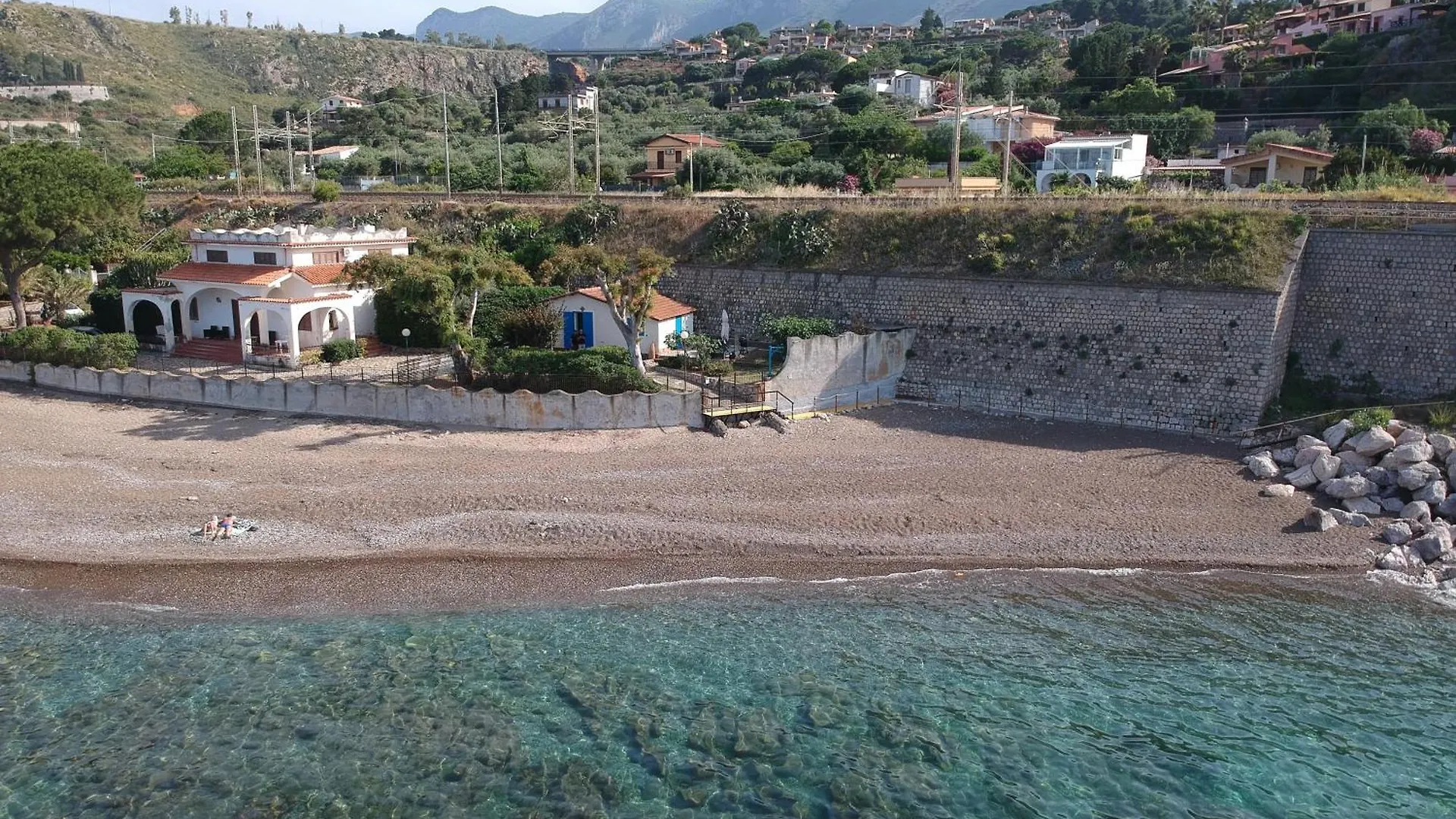 別荘 Casa Sulla Spiaggia Villa Eleftheria アルタヴィッラ・ミリーチア